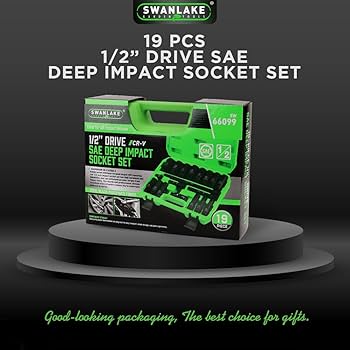 SWANLAKE 19-Piece 1/2